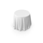 31.9″ x 43.3″ Round Fitted Style Table Cover