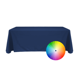 8' Blank Solid Color Polyester table Cover