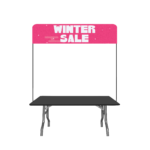 8' Table Top hardware & Small Banner Kit